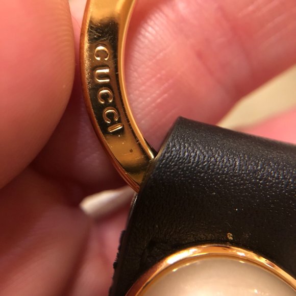 Gucci Green and Red Web Nylon Key Ring NEW IN BOX - Picture 3 of 3